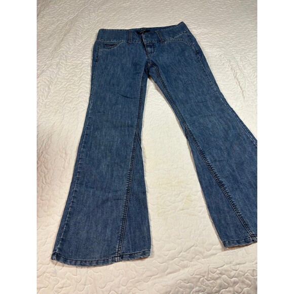 Daisy Fuentes Blue Dream Denim Flare/Bootcut Jeans size 10p - Picture 3 of 8
